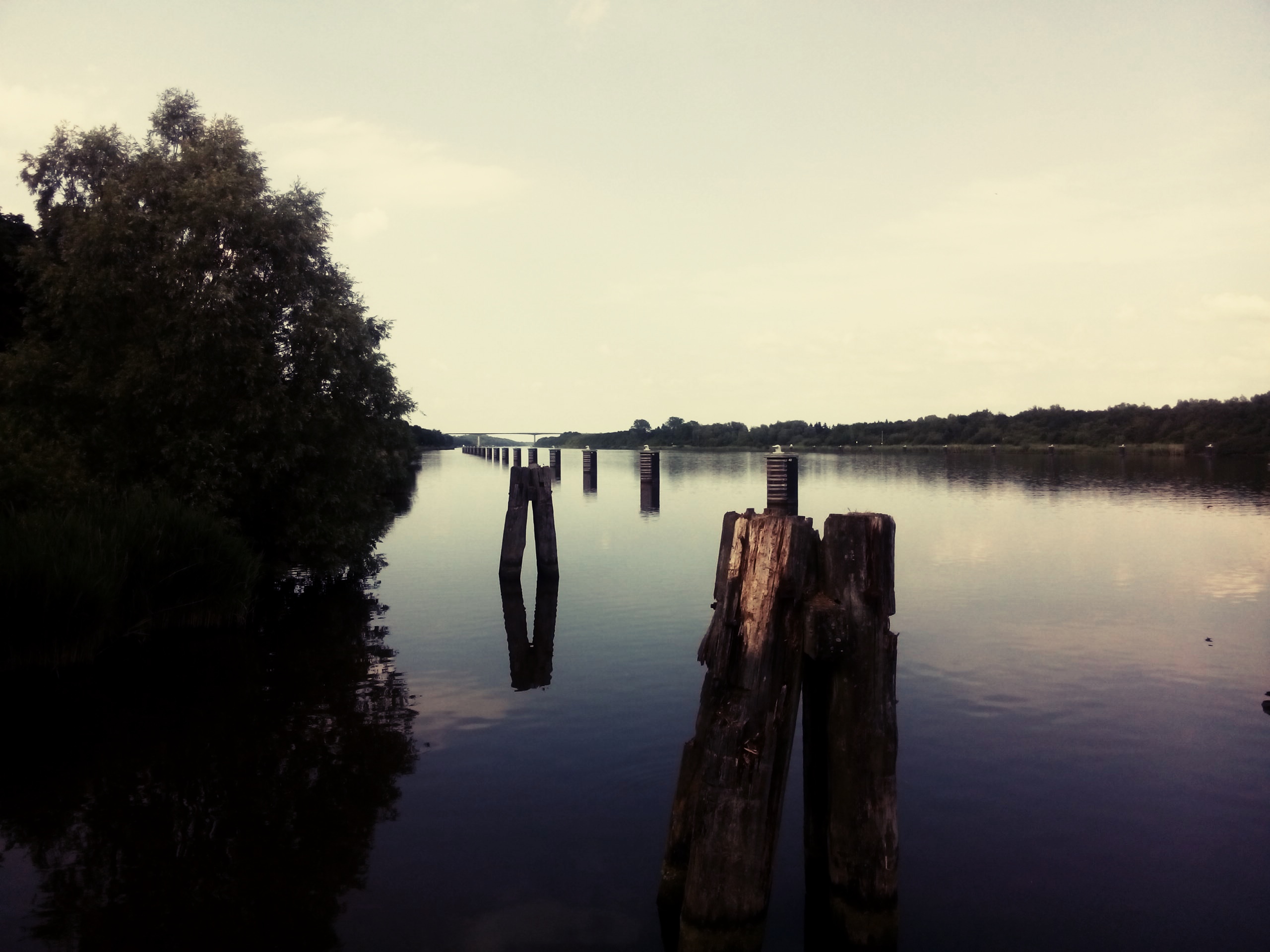 Weichen am Nord-Ostsee-Kanal